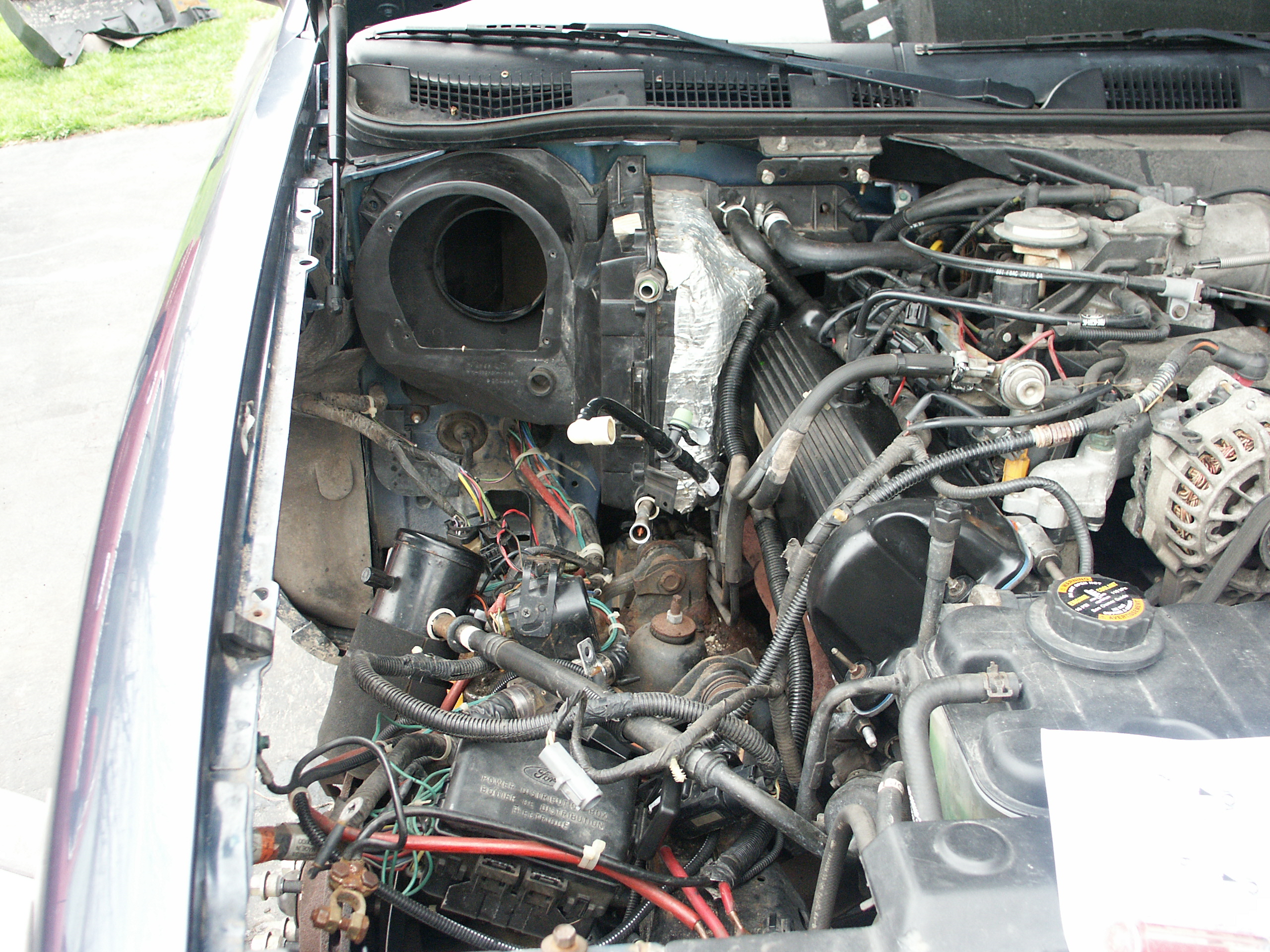 1993 Ford evaporator removal