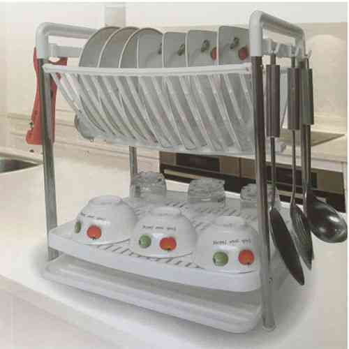 Multifunctional Dish Rack Foldable Kitchen Dish Organizer ido.lk