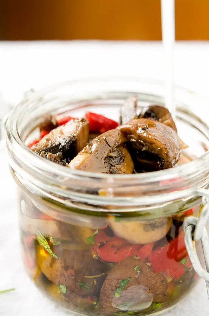 Magnificent Marinated Mushrooms I'd Rather Be A Chef