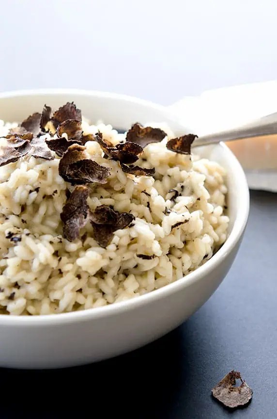 Black Truffle Risotto Creamy & Decadent. Video tutorial on how to make!