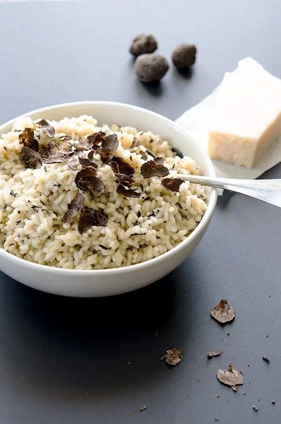 Black Truffle Risotto Creamy & Decadent. Video tutorial on how to make!