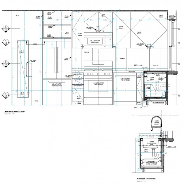 Kitchen Shop Drawings