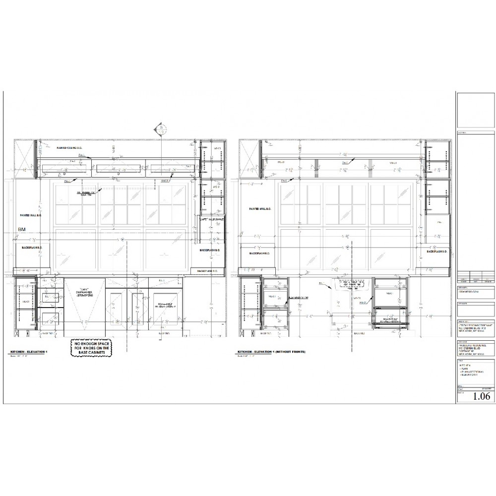 Kitchen Shop Drawings