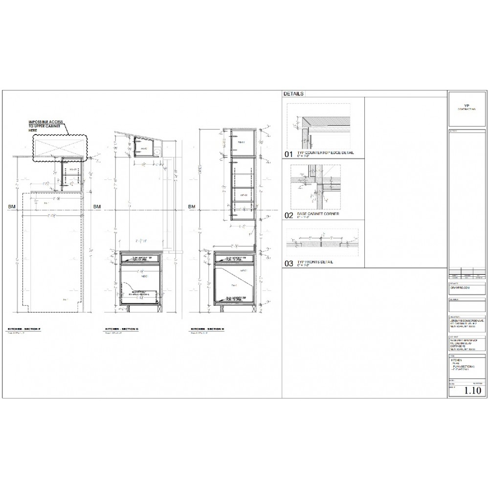 Kitchen Shop Drawings