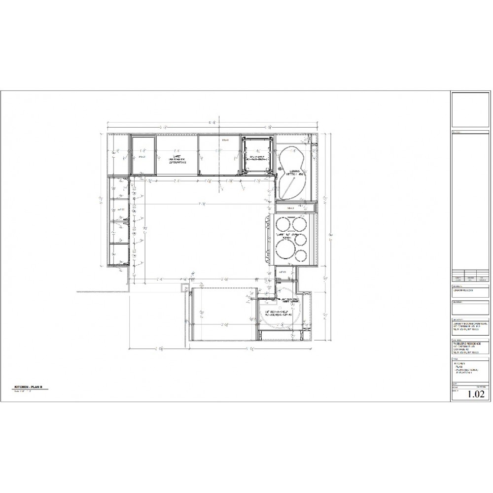 Kitchen Shop Drawings