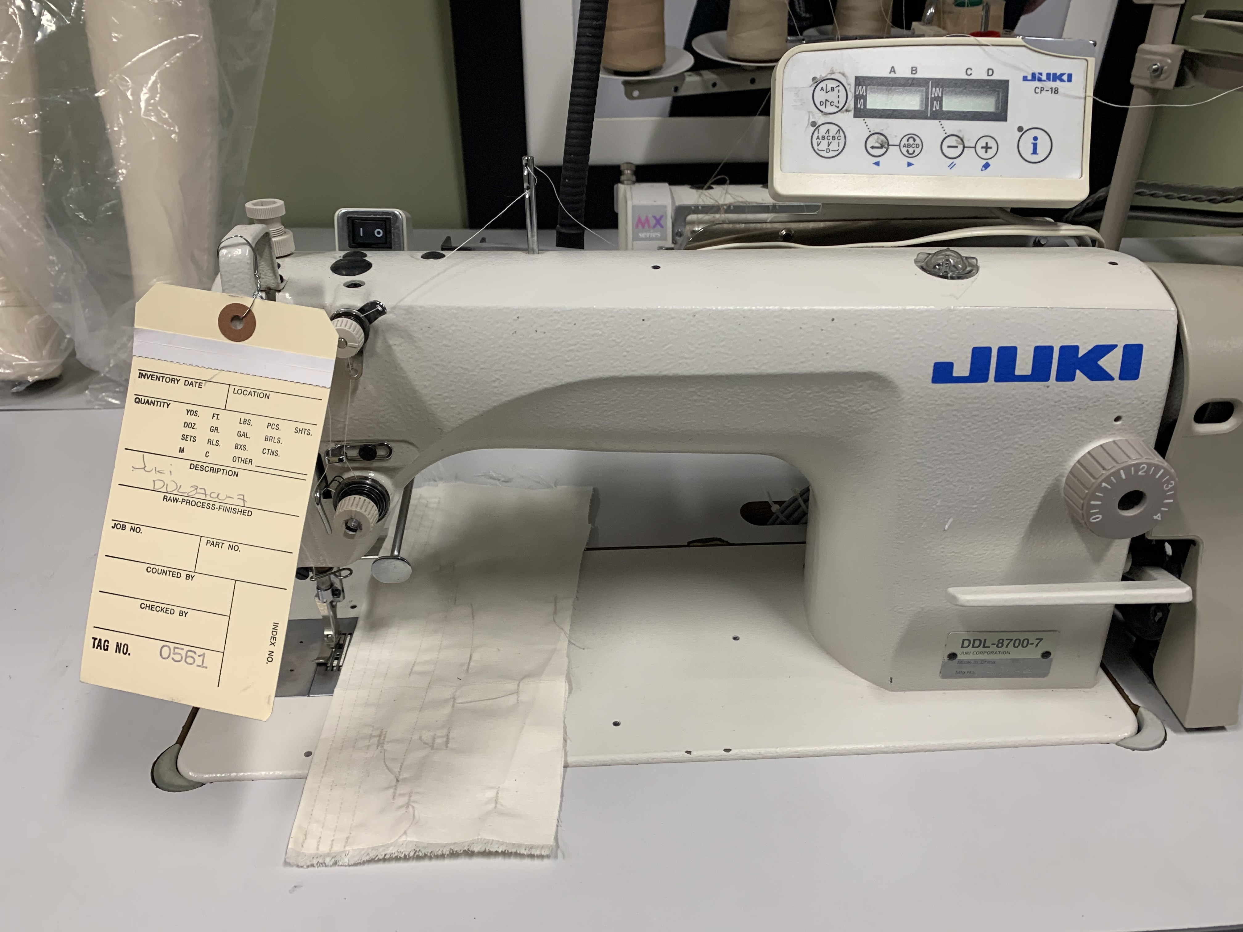 Juki DDL87007 INDUSTRIAL 1needle automatic sewing machine