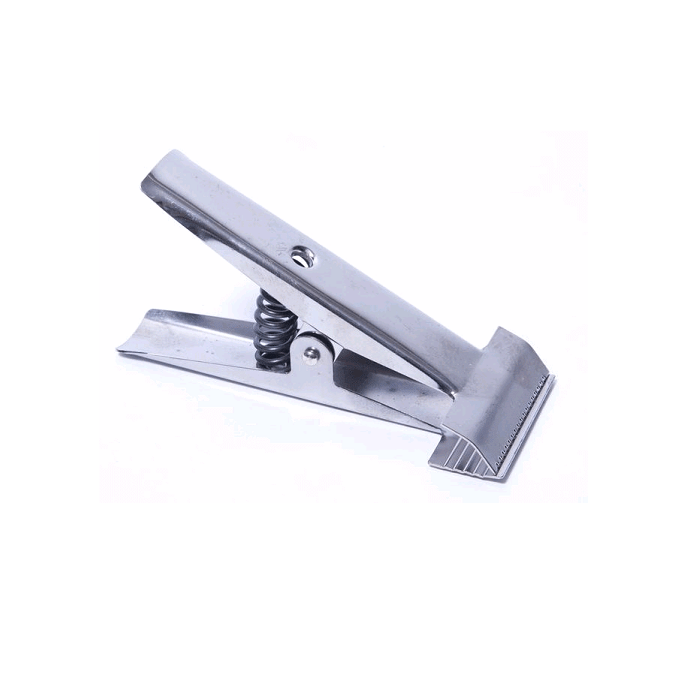 Cloth Clamp 2" Wide Jaws CL1 Standard clamp holds small stacks of fabric steady for pattern