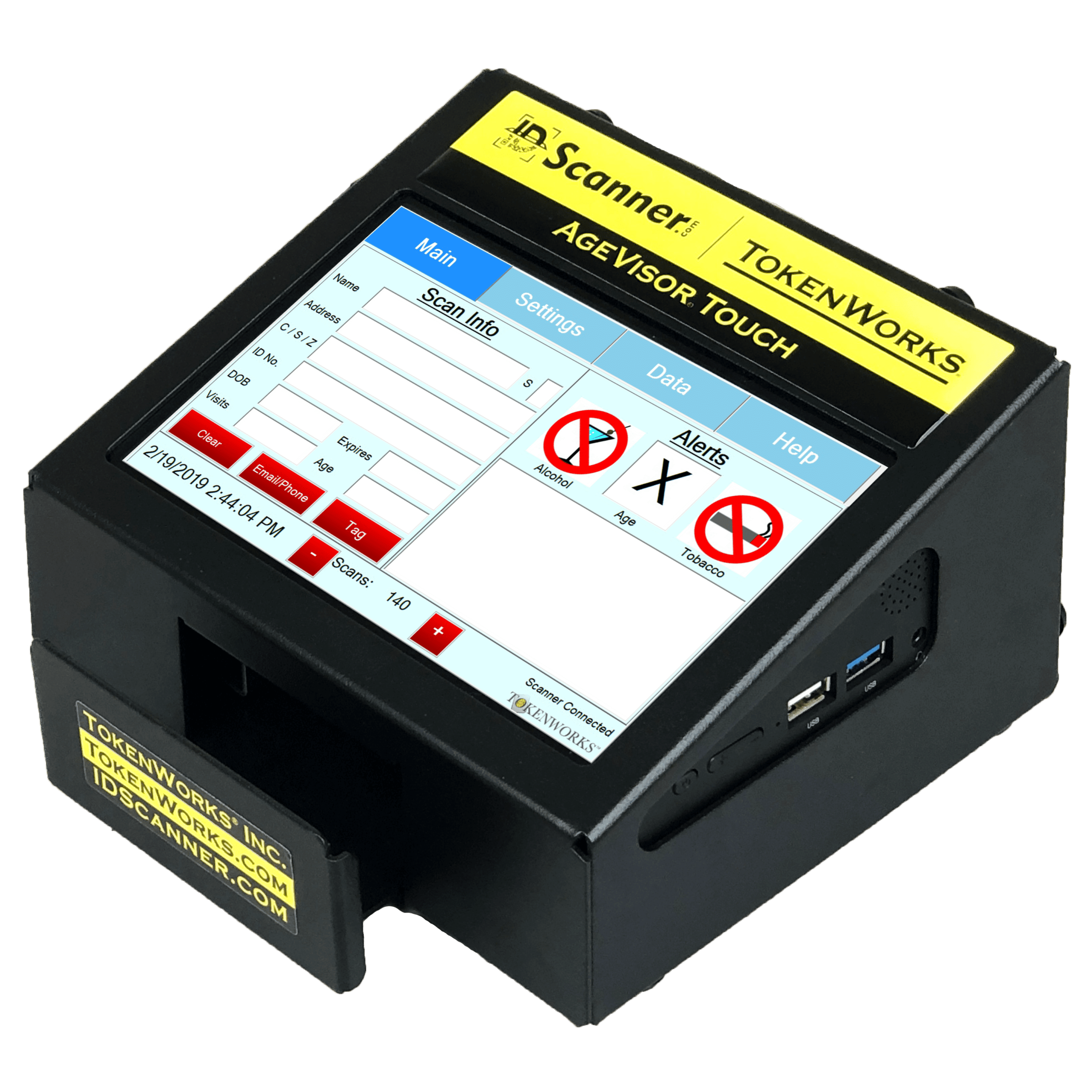 AgeVisor Touch Age Verification ID Scanner by Tokenworks