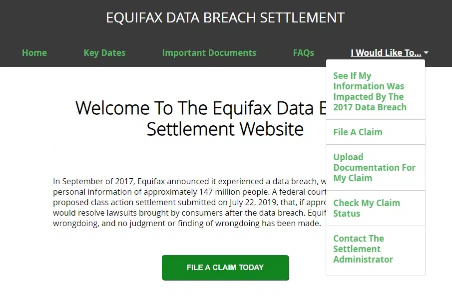 How to File an Equifax Claim for Data Breach Settlement ITRC