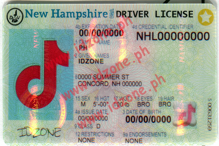 NEW HAMPSHIRE Fake ID Scannable Fake IDsBuy Fake IDs FakeIDFake ID God Idzone