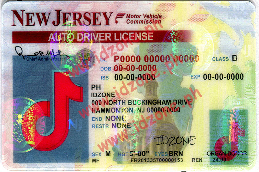 NEW JERSEY Fake ID Scannable Fake IDsBuy Fake IDs FakeIDFake ID