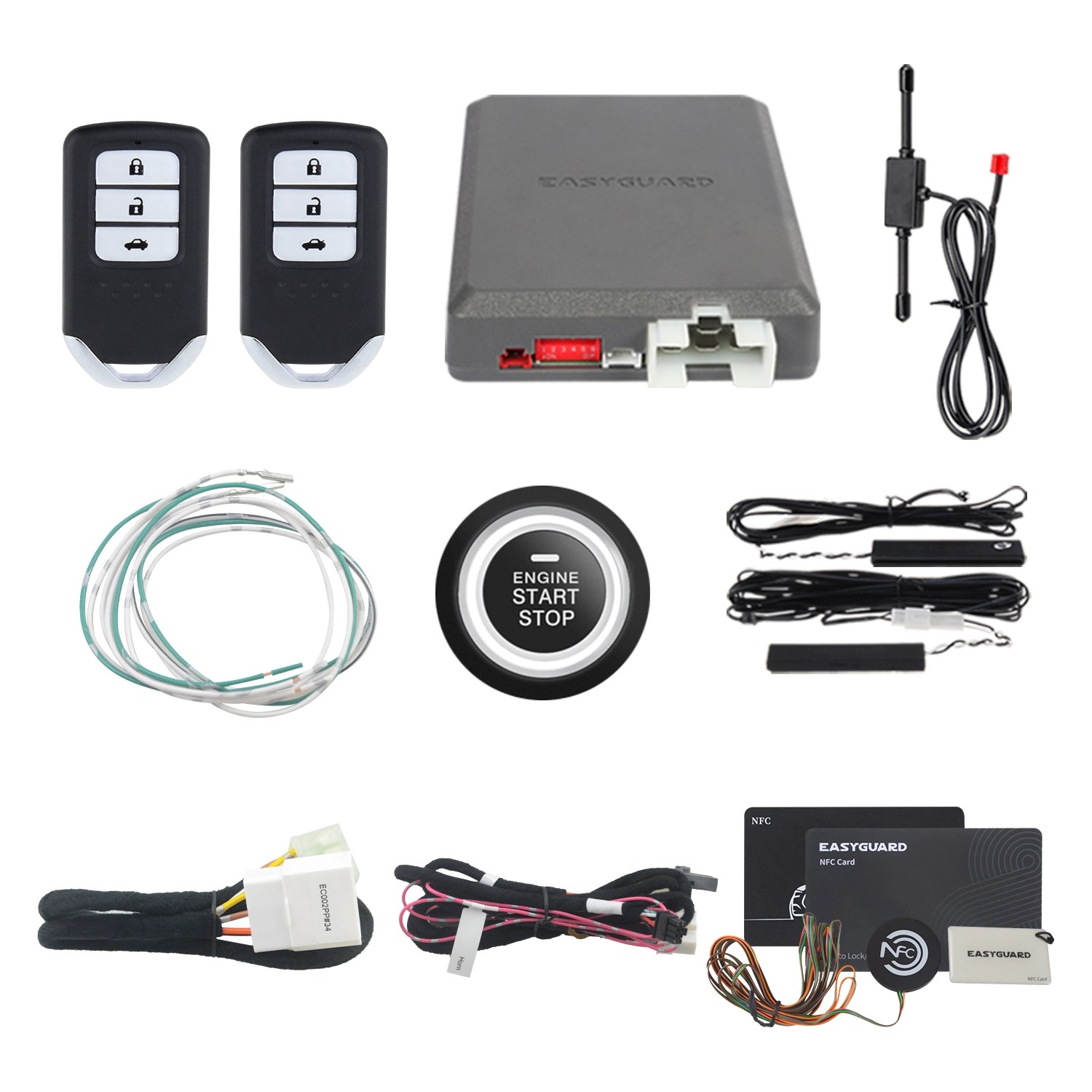 Plug Play PKE Remote Starter for Honda cars Leading car alarm remote