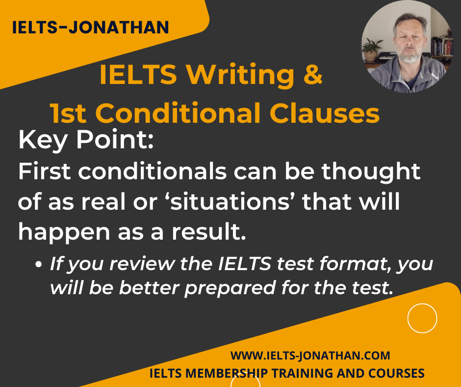 How to use 1st Conditional Sentences and IELTS — IELTS Training with