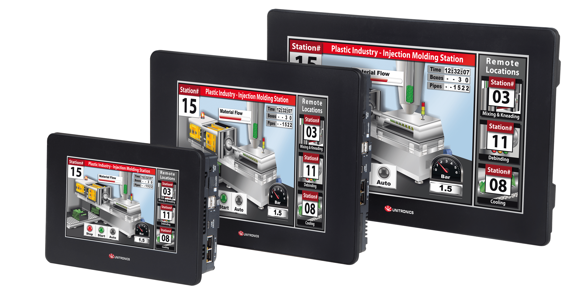 15.6 Color Touchscreen Panel