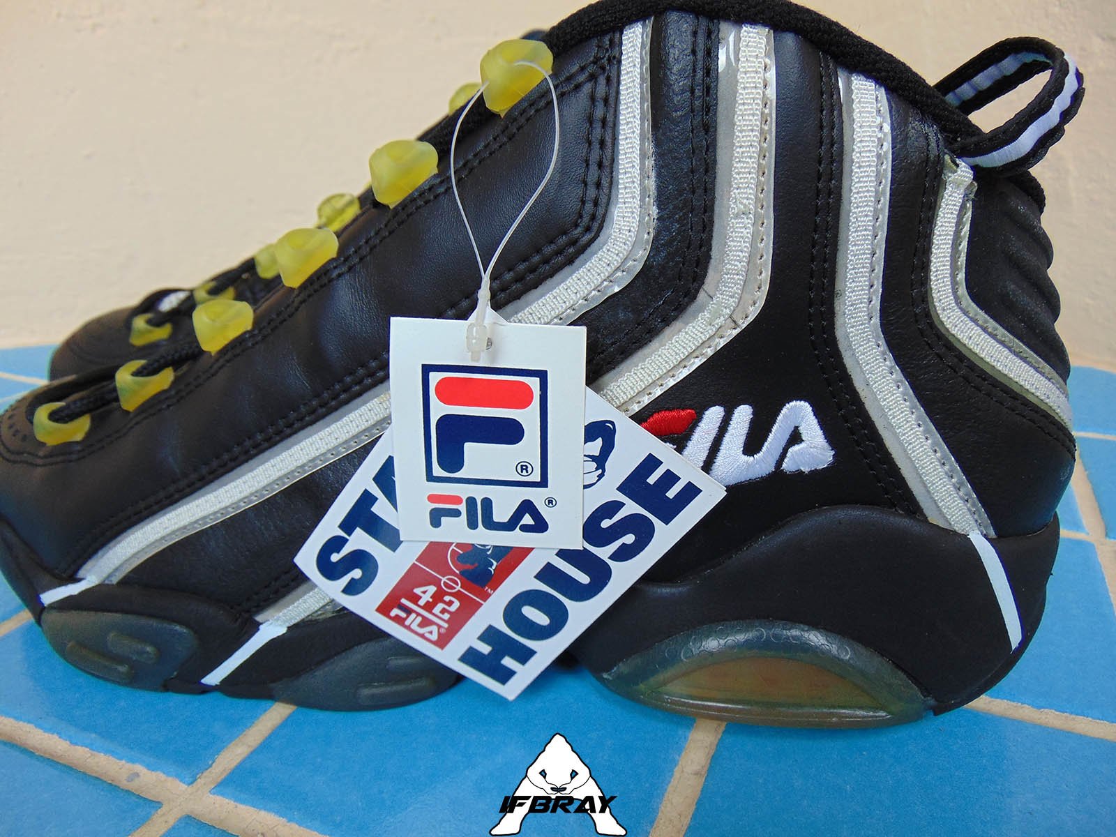 Vintage 90s Fila Stack Jerry Stackhouse Shoes Ifbray