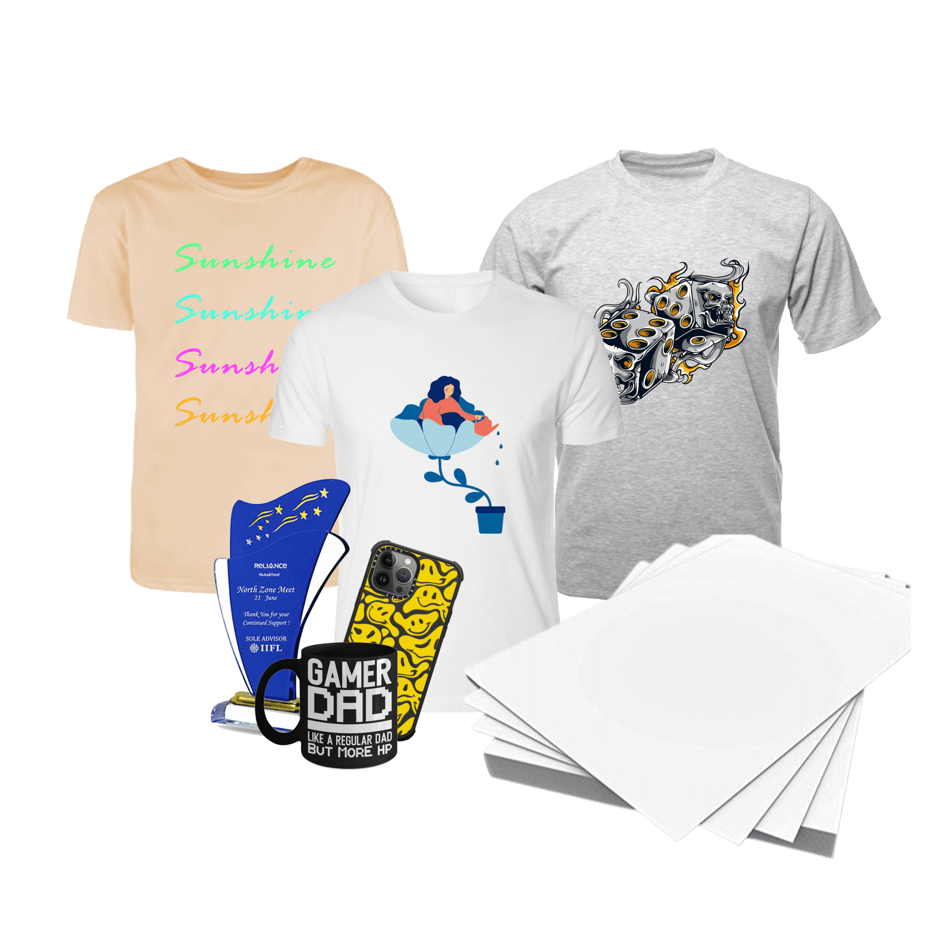 Light Fabric And Hard Surface Laser Transfer Paper A4 IFFStore