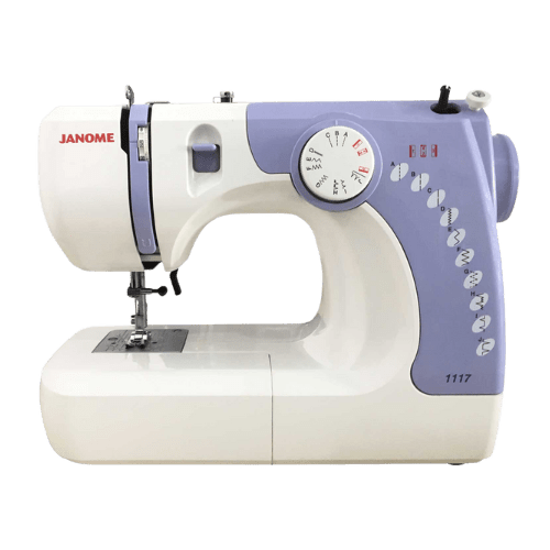 Janome 1117 Compact Size Sewing Machine 6 Builtin Stitches IFF