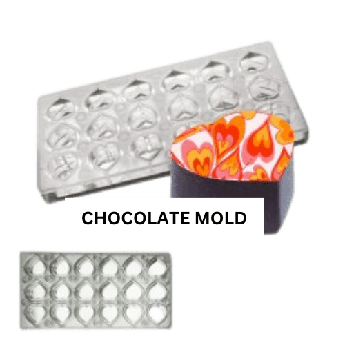 Chocolate Mold Hearts IFF