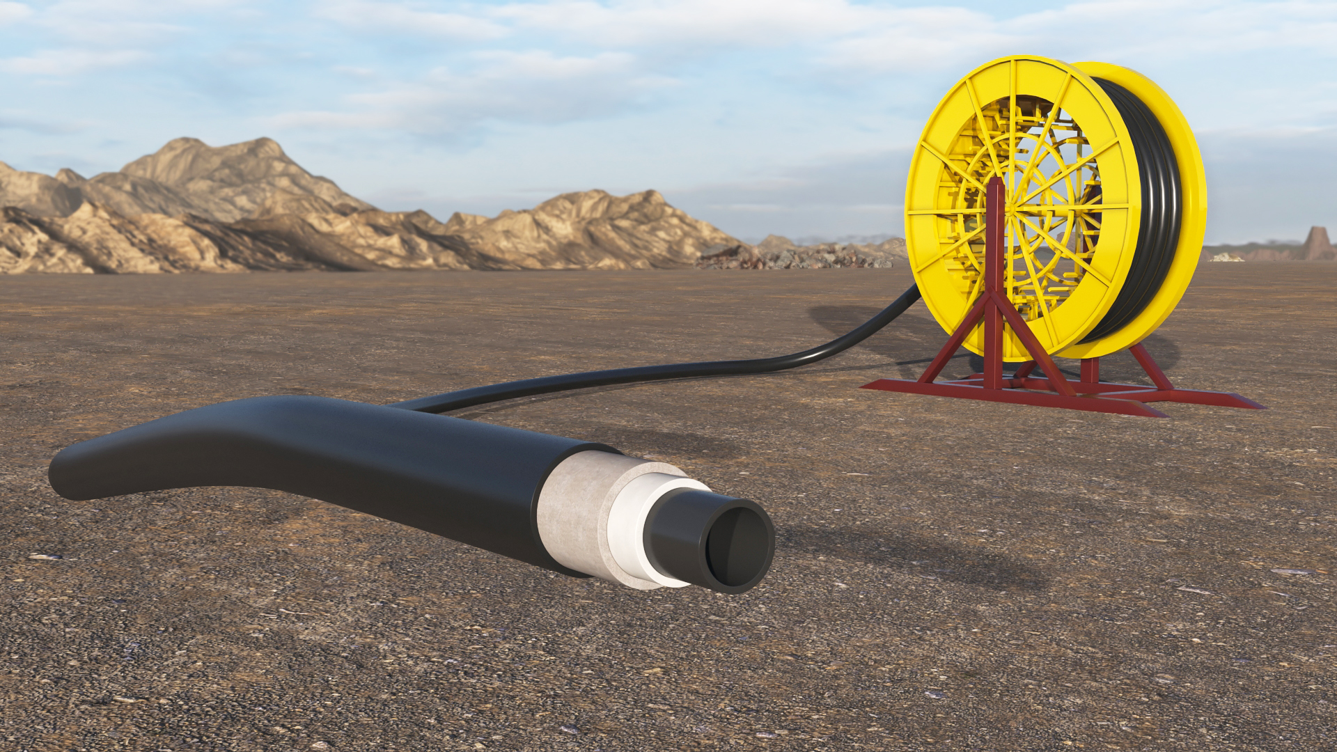 Flexible Composite Pipe For High Pressure Transmission