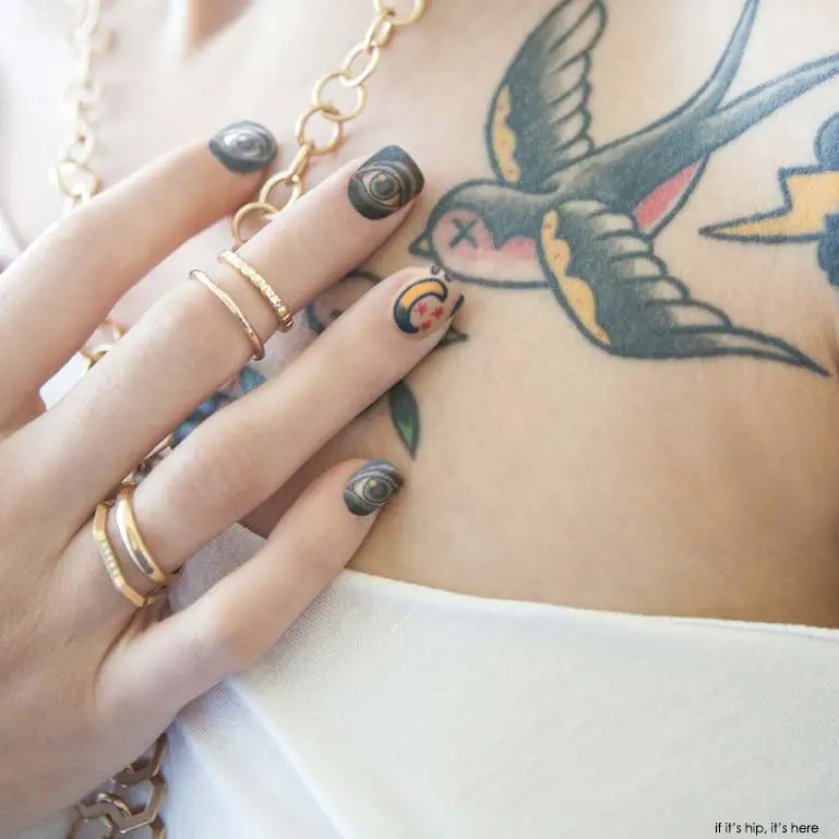 Oh Snap! Now You Can Make Your Own Peel n' Stick Nail Art. if it's