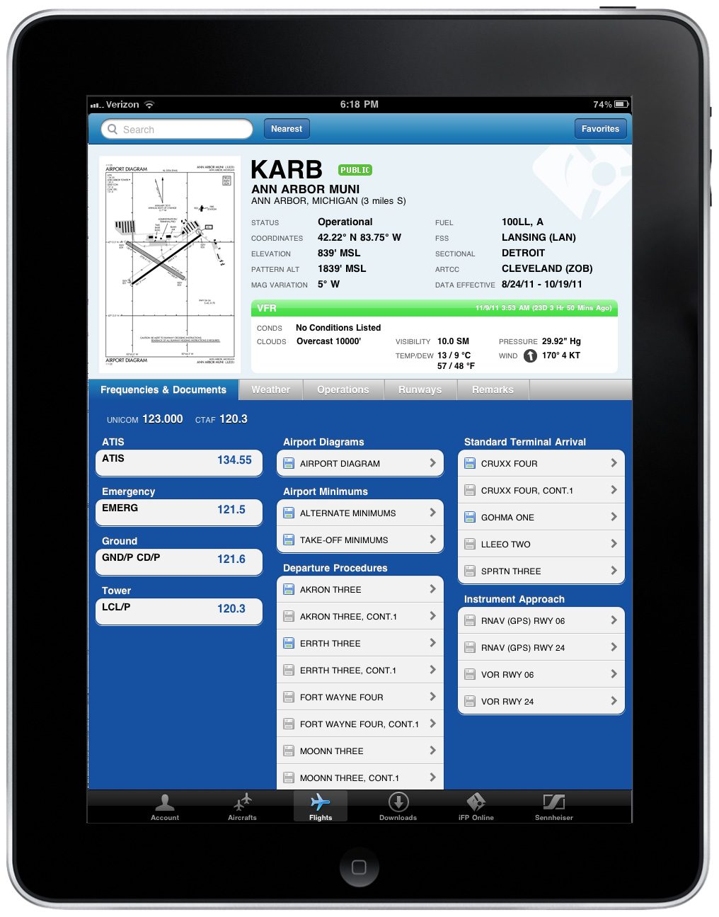 iFlightPlanner for iPad presented by Sennheiser iFlightPlanner