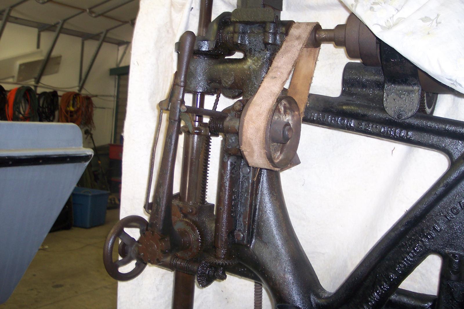 champion blower & 22" drill press Drills I Iron