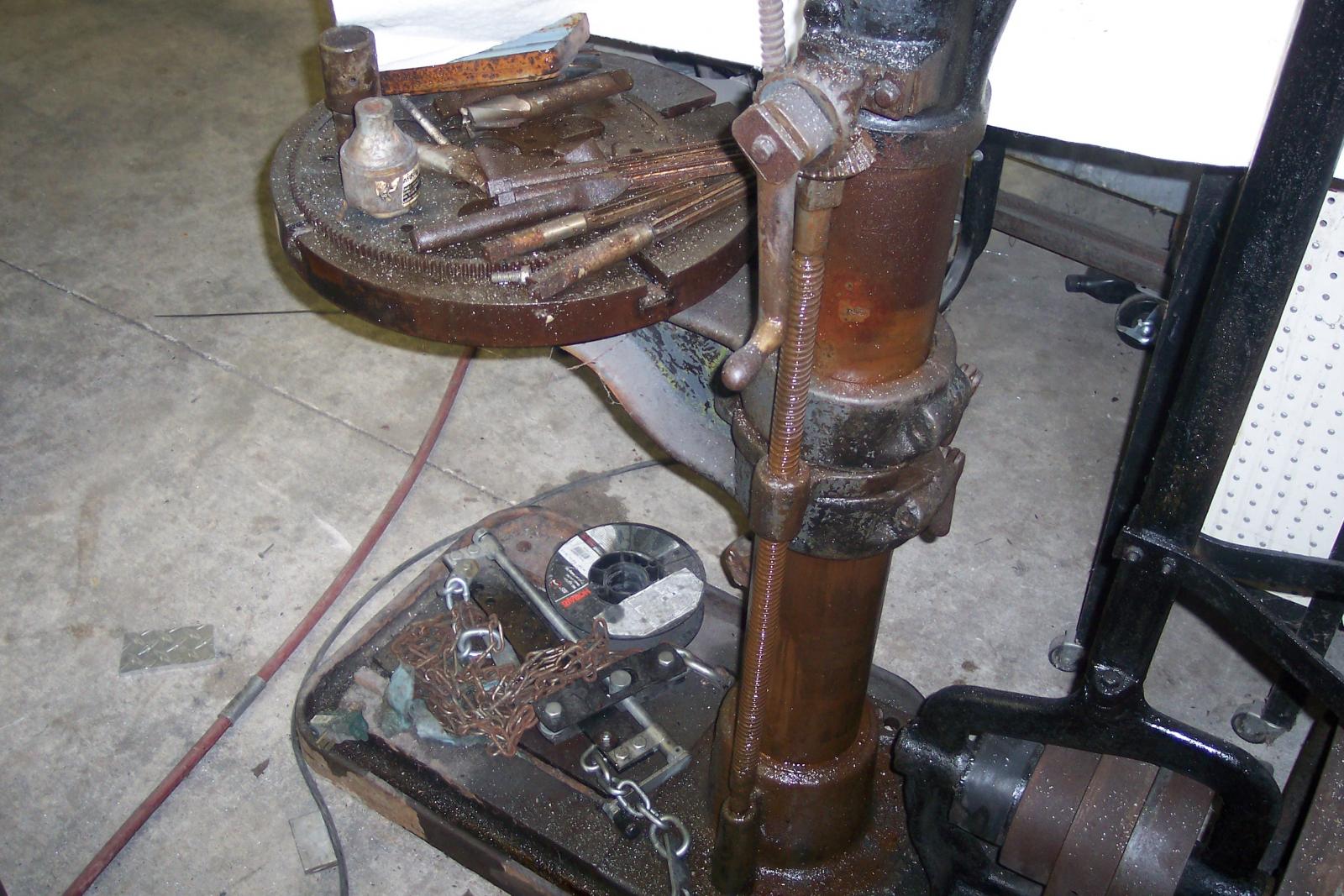 champion blower & 22" drill press Drills I Iron