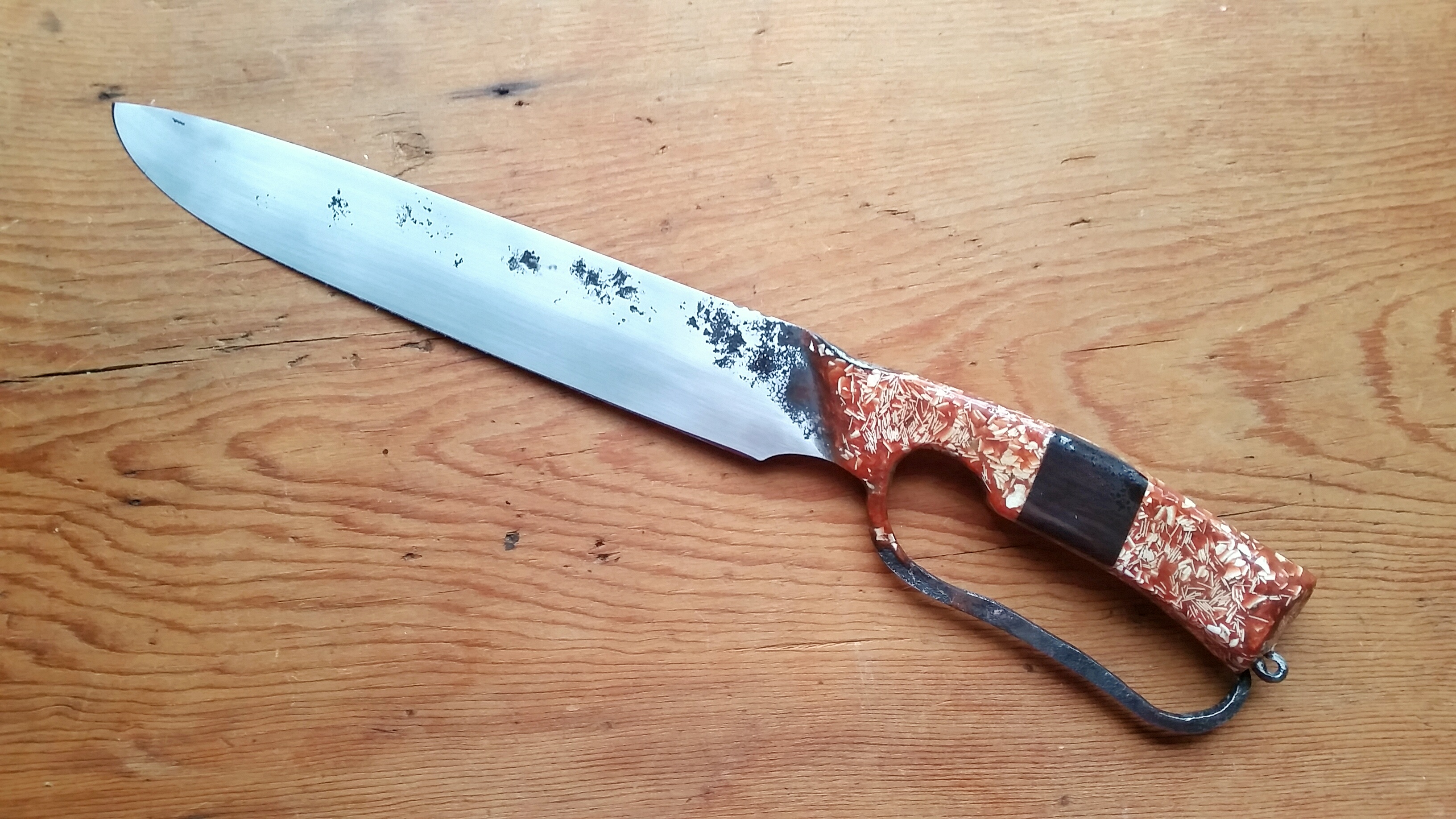 Hand Knives with My Own Impregg Handle Material