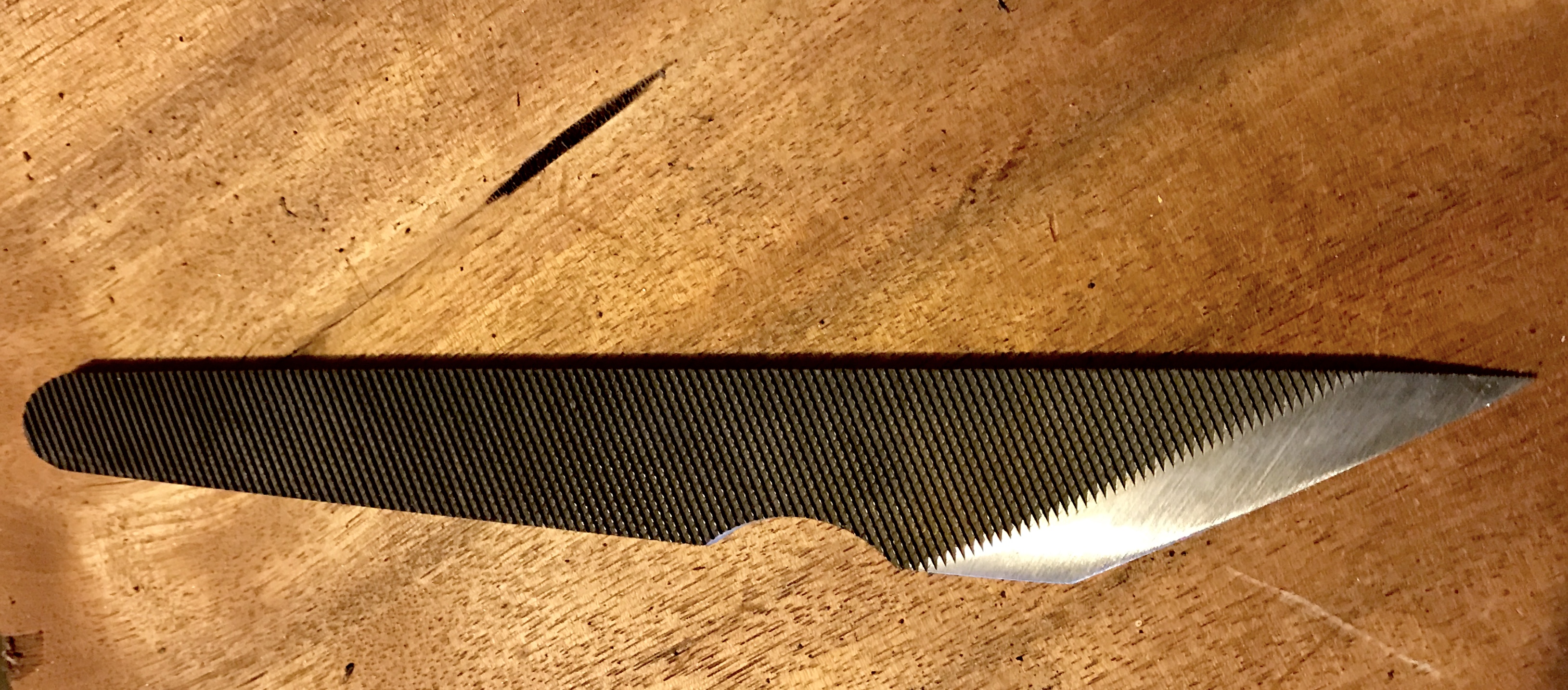 Kiridashi from file Heat Treating Knives, Blades etc I Iron