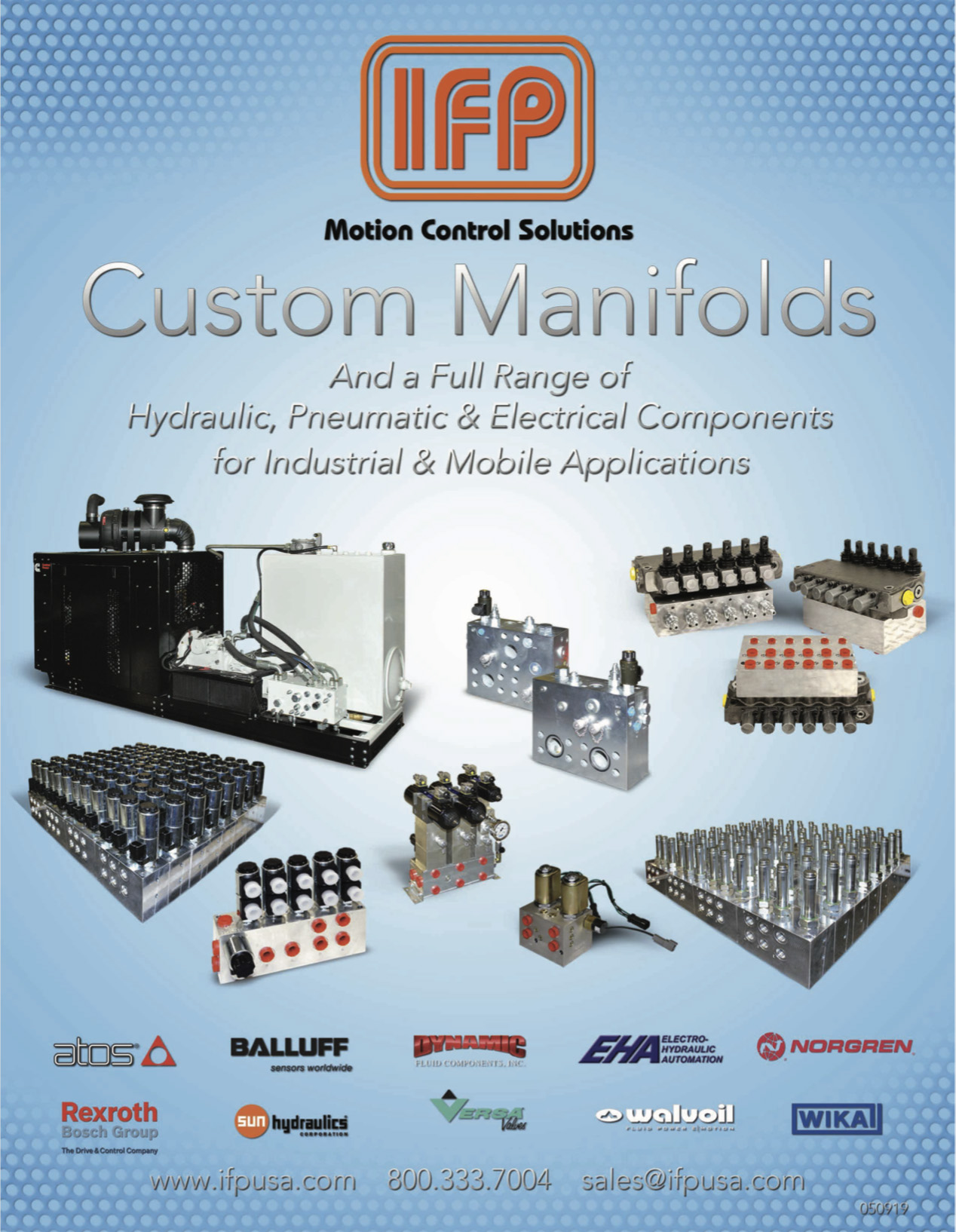 Custom Manifolds IFP Motion Solutions Inc.