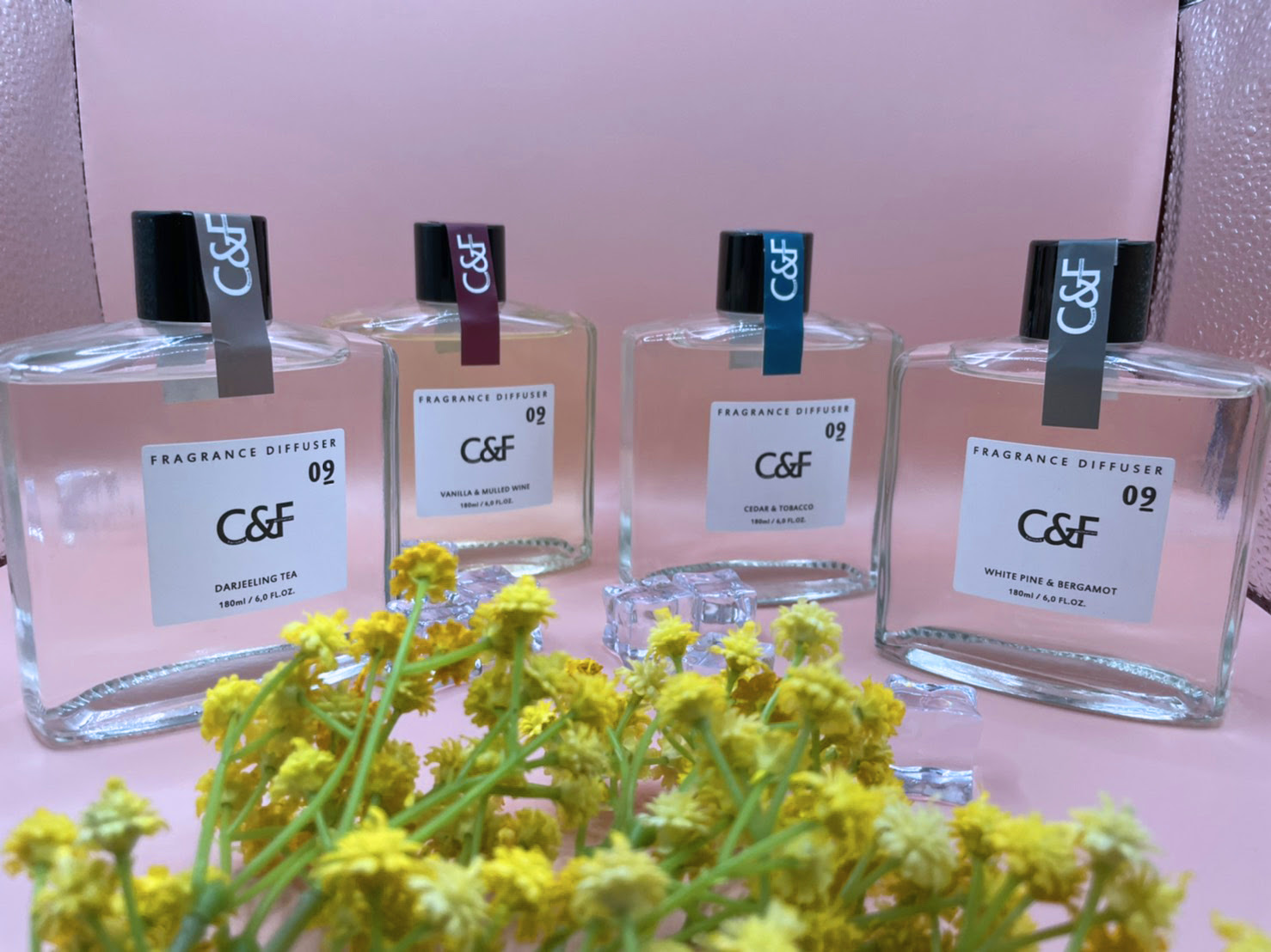 【香芬?C&F時尚香芬】都會系精油擴香組 | 法國香水總監監製而成~打造有質感的香芬生活(•‿•)