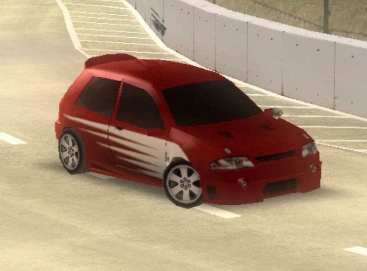 Proton Satria in Crash 'n' Burn