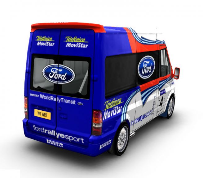 Ford Transit Rally Van in Colin McRae Rally 04