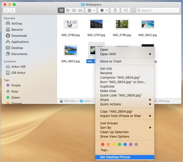 4 Ways to change the wallpaper on Mac to any image iGeeksBlog