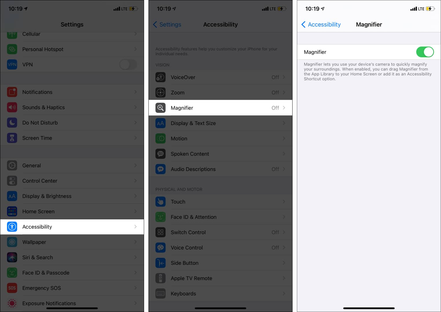 iPhone または iPad で拡大鏡を使用してオブジェクトを拡大する方法 JA Atsit