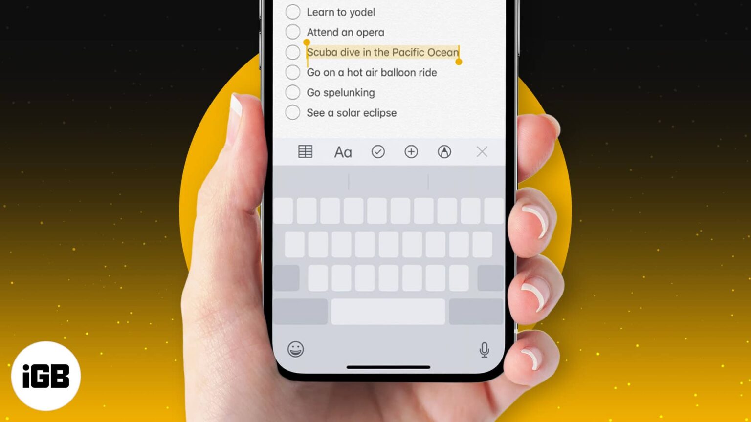 How to select text on iPhone using keyboard as trackpad iGeeksBlog