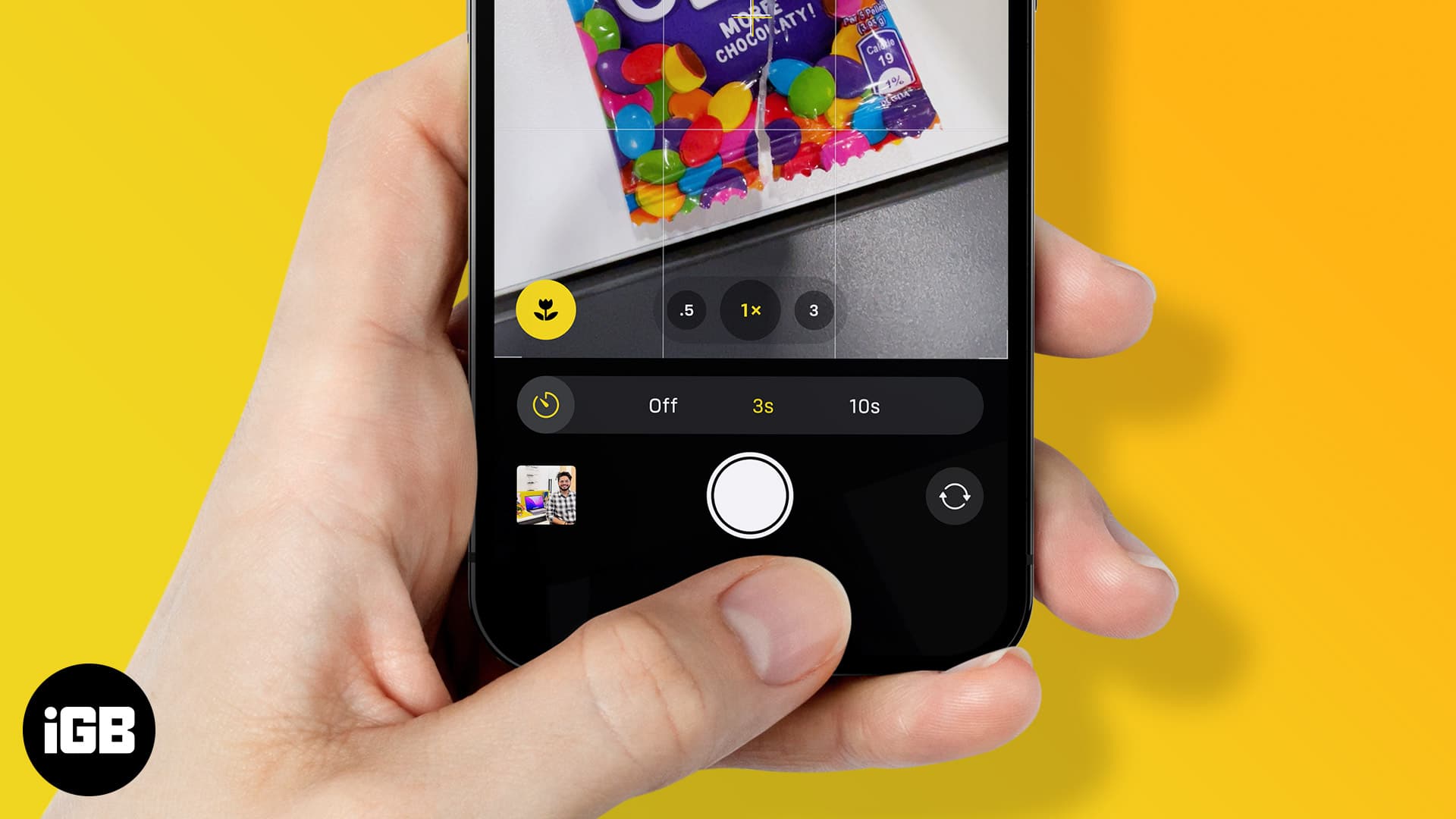 How to use the timer on iPhone Camera