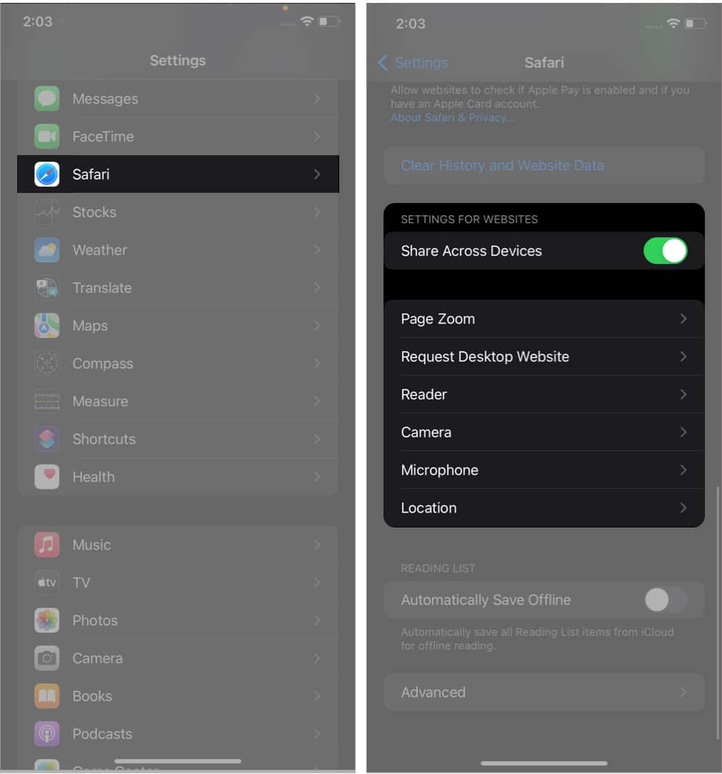 How to customize and share website settings in Safari on iPhone iGeeksBlog