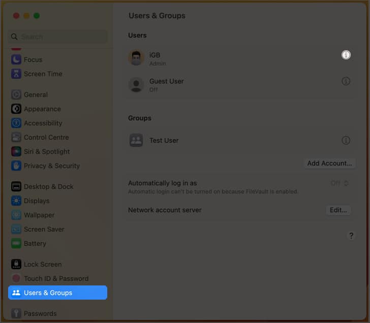 How to add or delete users on Mac iGeeksBlog