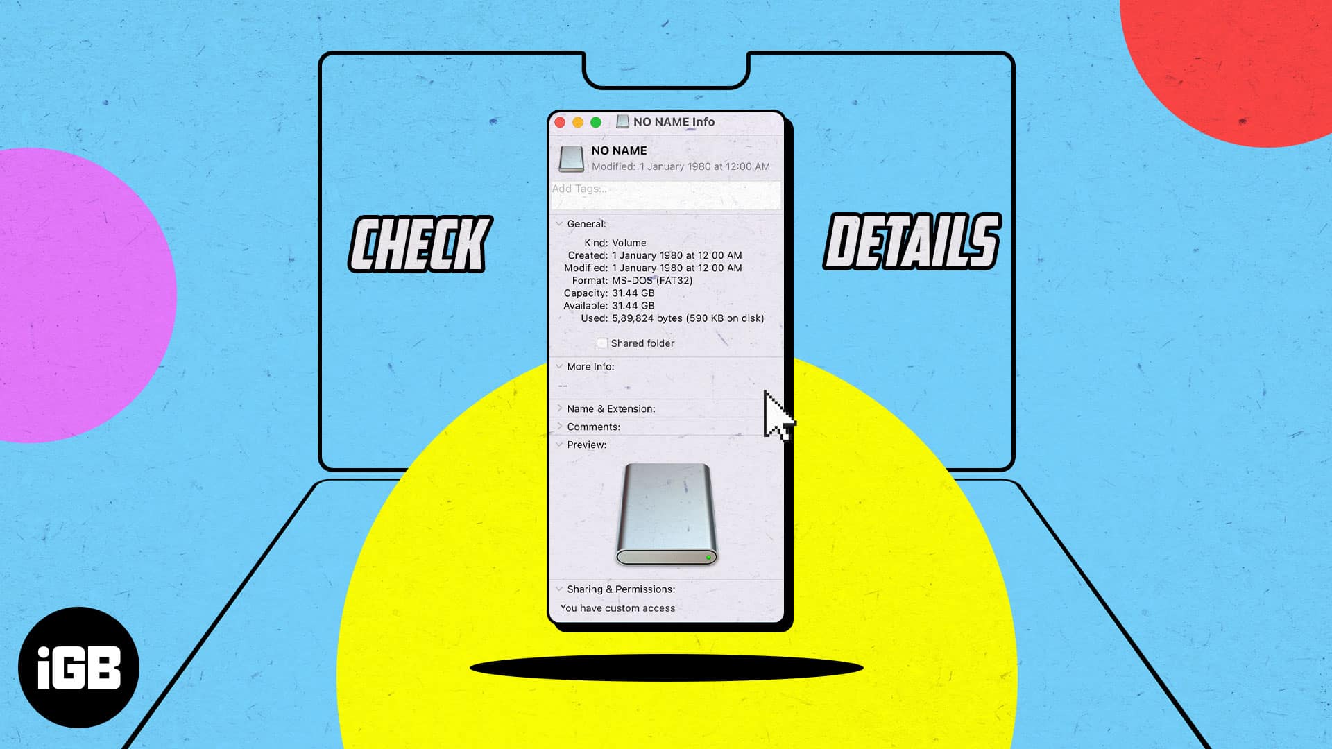 How to determine file system of external drive on Mac iGeeksBlog