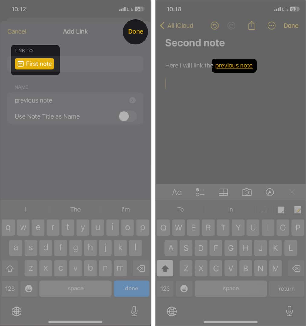 How to link notes in Apple Notes in iOS 17 and macOS Sonoma iGeeksBlog
