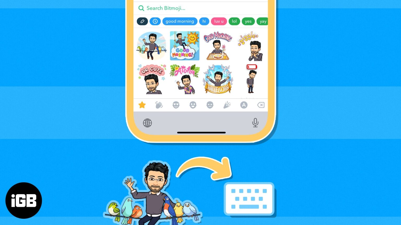 How to add Bitmoji to your iPhone keyboard iGeeksBlog