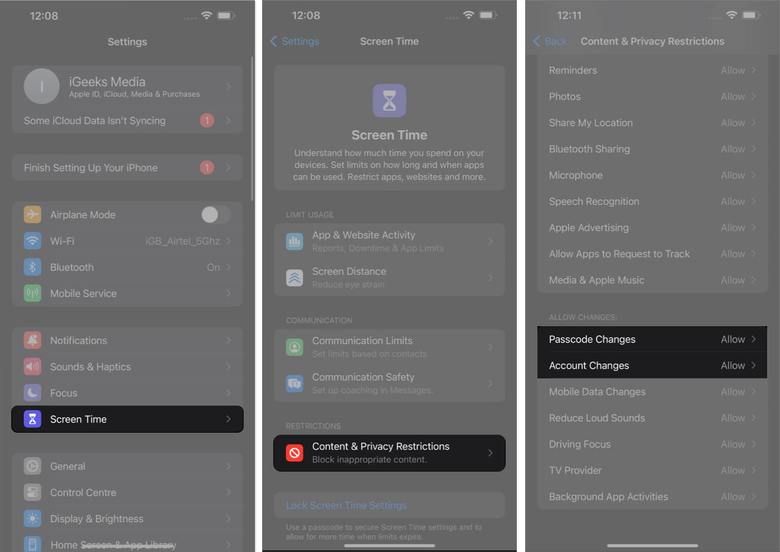 Apple ID greyed out on iPhone? 7 Easy ways to fix it! iGeeksBlog