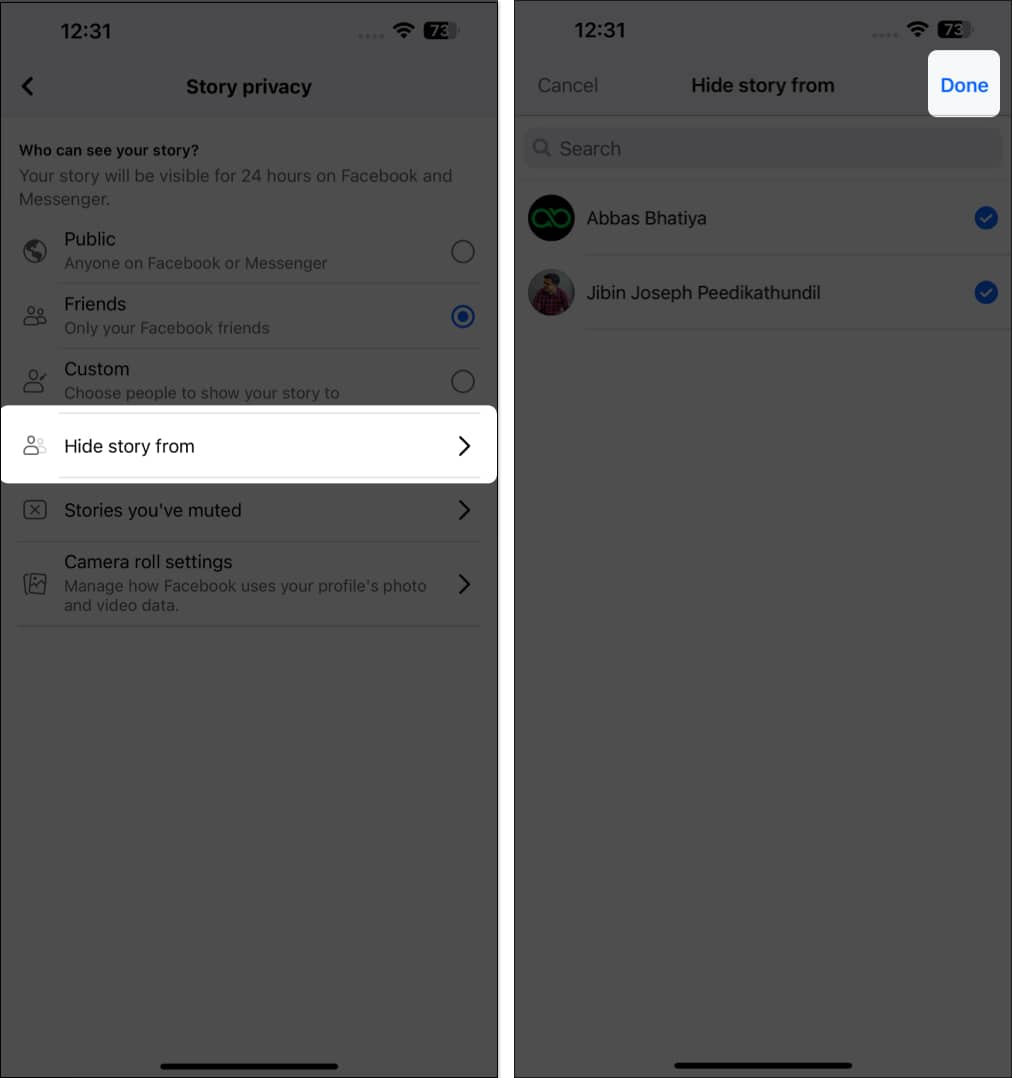 How to hide stories in Facebook on iPhone or iPad (2024) iGeeksBlog