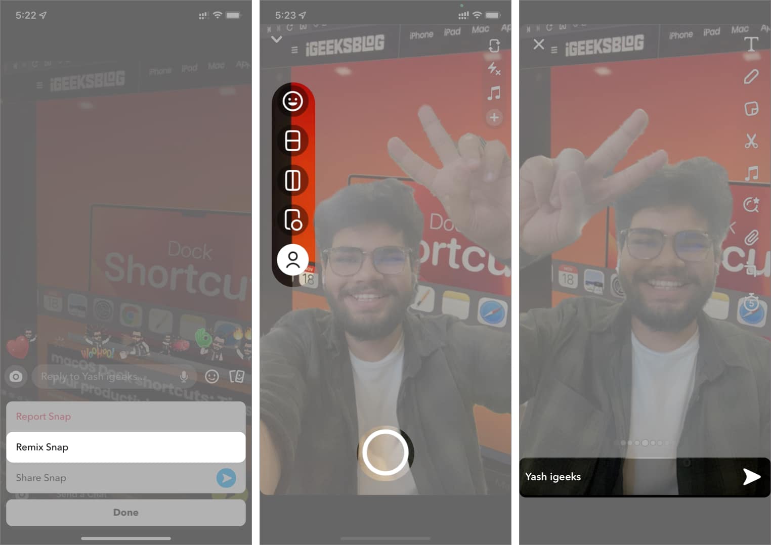 How to Remix Snaps on Snapchat