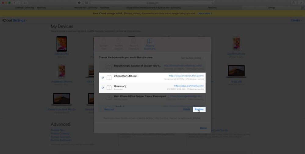 How to Restore Deleted Safari Bookmarks on Mac iGeeksBlog