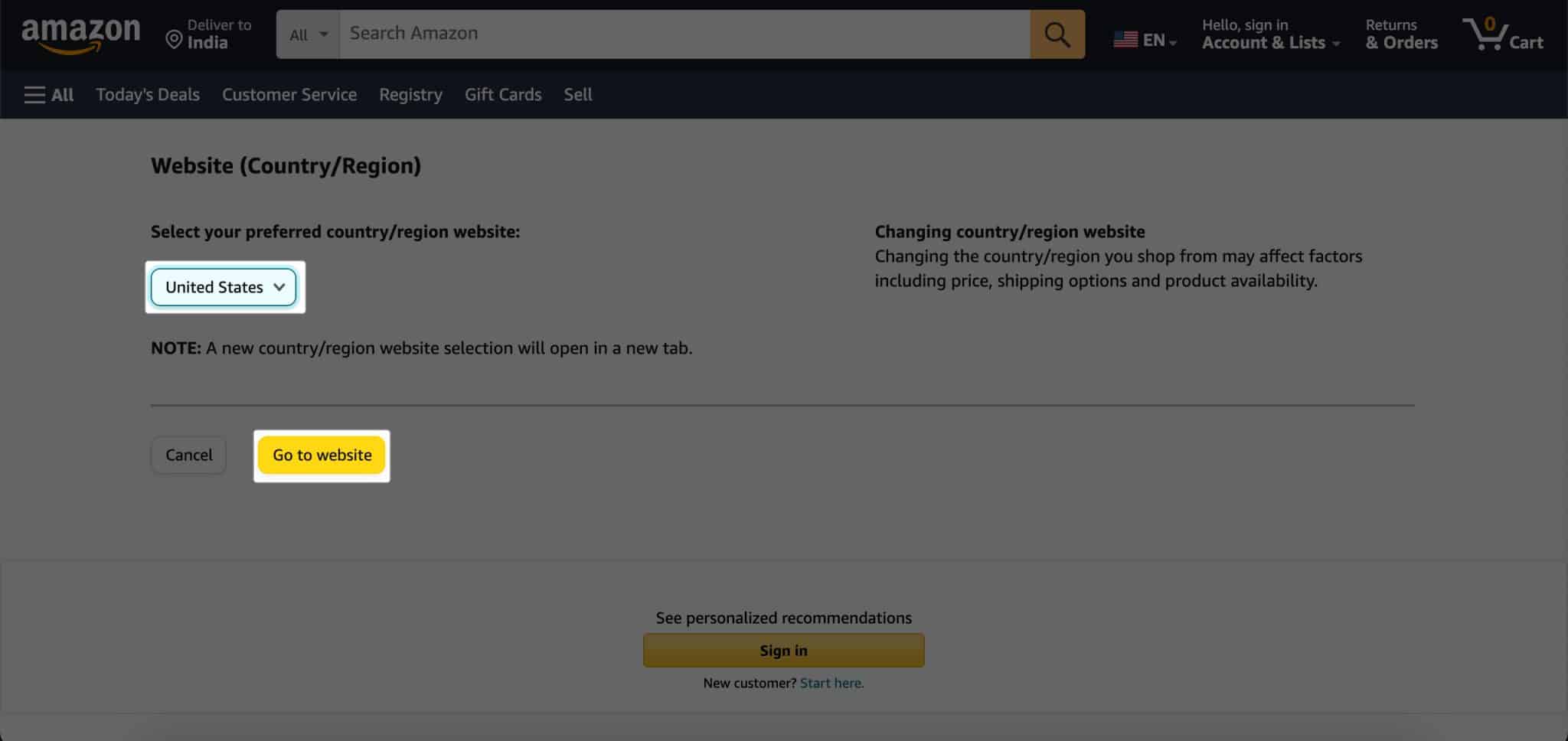 How to change country in Amazon app on iPhone (Updated 2024) iGeeksBlog