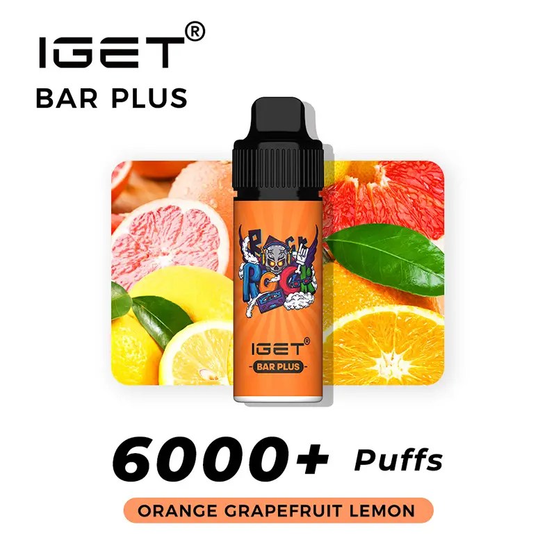 IGET Bar Plus 6000 Puffs Orange Grapefruit Lemon