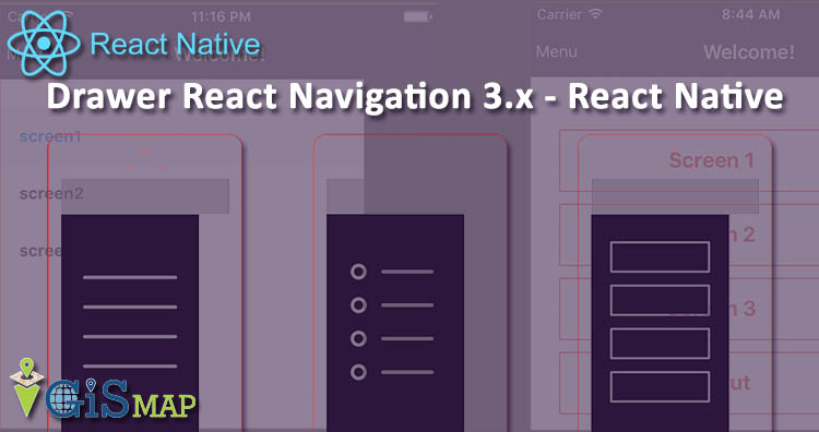 Drawer React Navigation 3.x react native