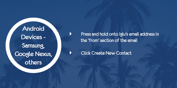 Add Iglu Cruise to your Safe Sender List
